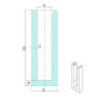 Profil de balustrade U162